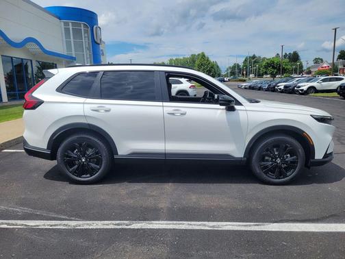 Platinum White Pearl 2026 Honda CR-V Hybrid Sport Touring AWD