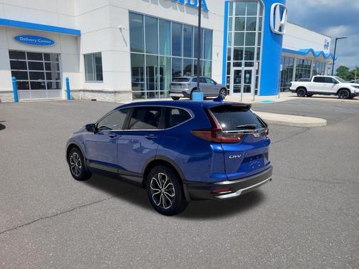 Aegean Blue Metallic 2021 Honda CR-V AWD EX-L