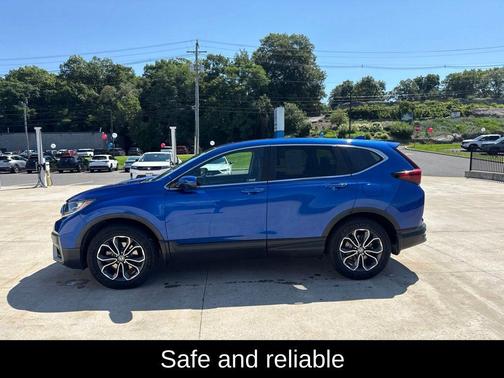 Aegean Blue Metallic 2021 Honda CR-V AWD EX-L