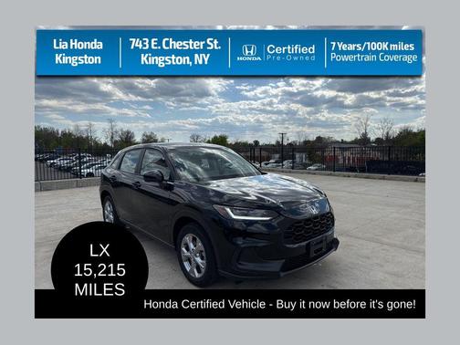 Crystal Black Pearl 2025 Honda HR-V LX