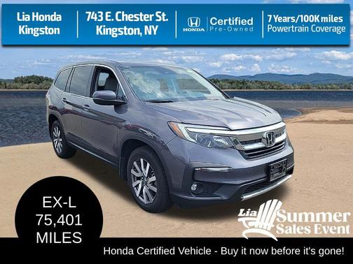 Modern Steel Metallic 2021 Honda Pilot AWD EX-L