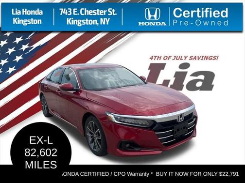2021 Honda Accord EX-L 1.5T