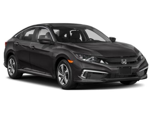 Platinum White Pearl 2020 Honda Civic LX