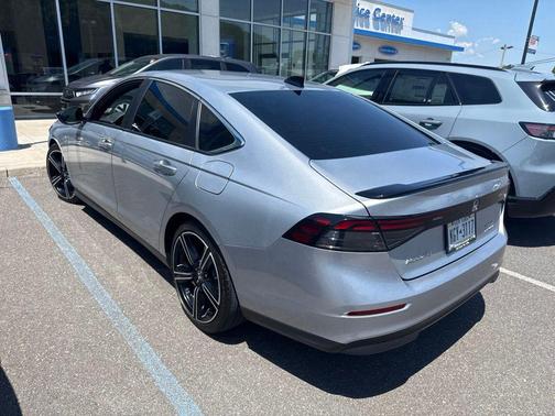 Solar Silver Metallic 2025 Honda Accord Hybrid Sport