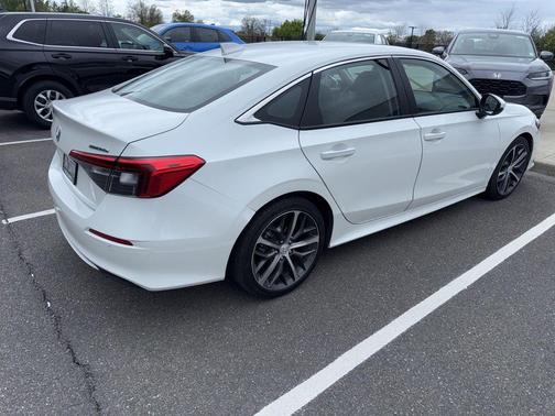 Platinum White Pearl 2023 Honda Civic Touring