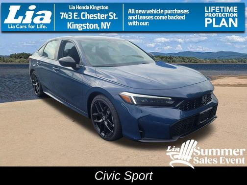 Blue Lagoon Pearl 2026 Honda Civic Sport