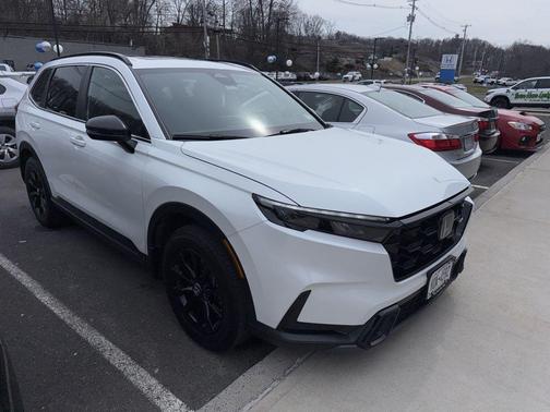 Platinum White Pearl 2023 Honda CR-V Hybrid Sport AWD