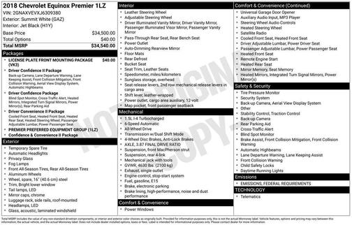 2018 Chevrolet Equinox Premier
