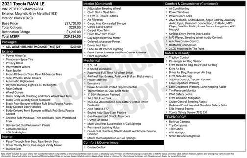 2021 Toyota RAV4 LE