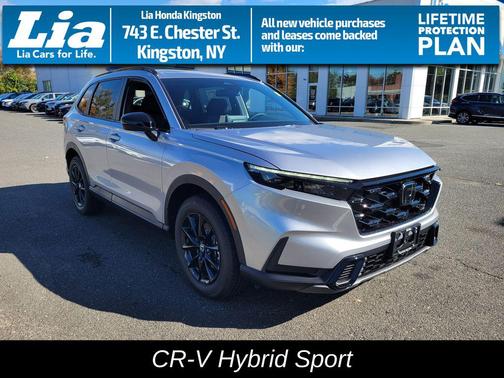 Solar Silver Metallic 2026 Honda CR-V Hybrid Sport AWD