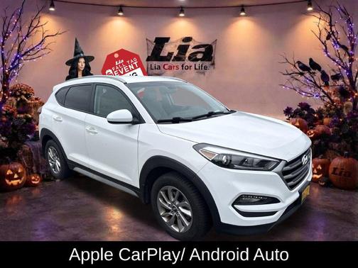 Dazzling White 2018 Hyundai TUCSON SEL Plus
