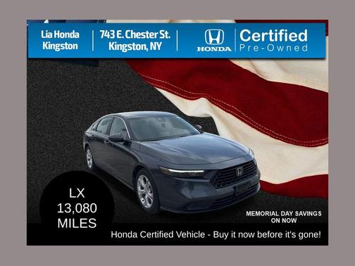 Meteorite Gray Metallic 2025 Honda Accord LX 1.5T