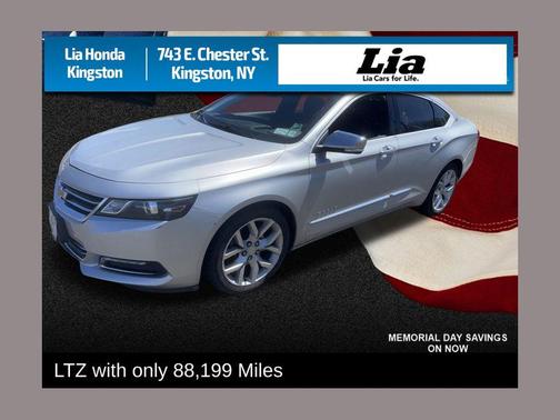 Silver Ice Metallic 2016 Chevrolet Impala LTZ