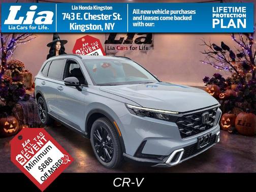Urban Gray Pearl 2026 Honda CR-V Hybrid Sport Touring AWD