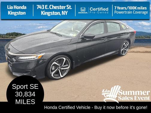 Crystal Black Pearl 2022 Honda Accord Sport SE 1.5T