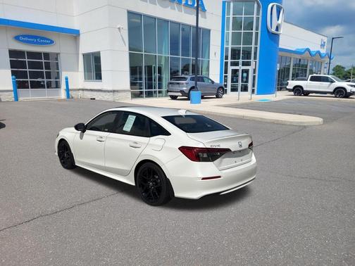 Platinum White Pearl 2024 Honda Civic Sport