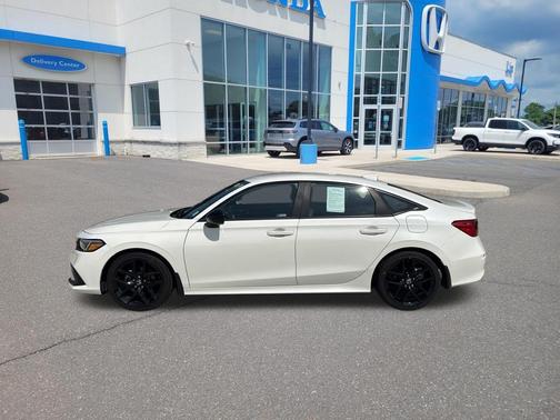 Platinum White Pearl 2024 Honda Civic Sport