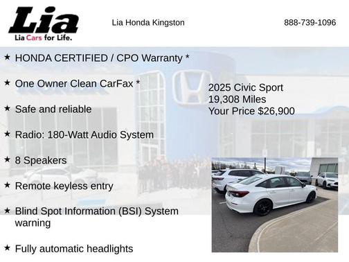 2025 Honda Civic Sport