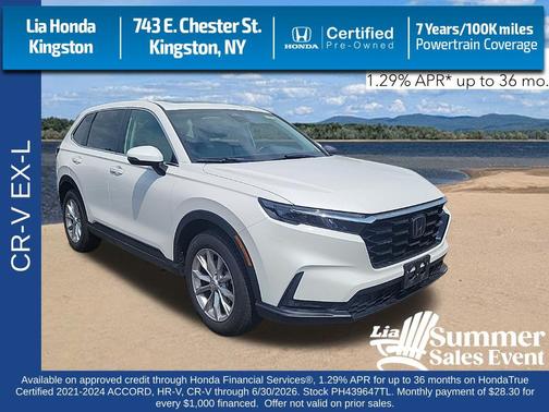 Lunar Silver Metallic 2023 Honda CR-V EX-L