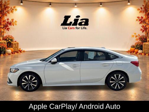 Platinum White Pearl 2023 Honda Civic EX