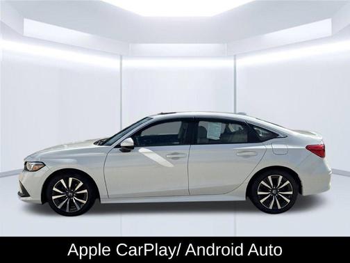 Platinum White Pearl 2023 Honda Civic EX