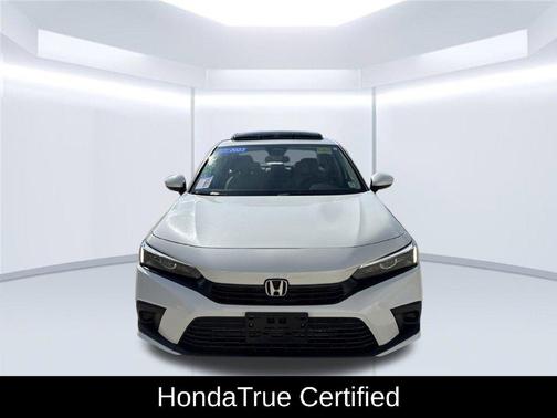 Platinum White Pearl 2023 Honda Civic EX