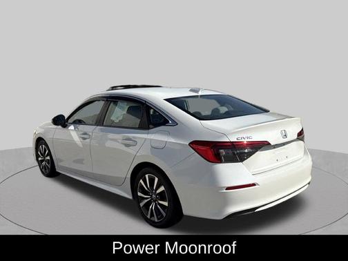 Platinum White Pearl 2023 Honda Civic EX