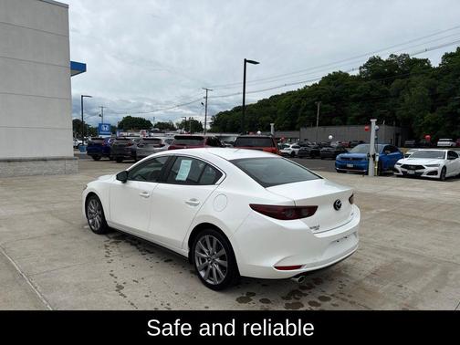 Snowflake White Pearl Mica 2021 Mazda Mazda3 AWD w/Preferred Package