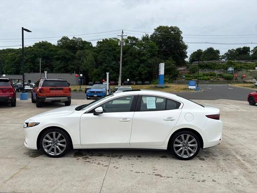 Snowflake White Pearl Mica 2021 Mazda Mazda3 AWD w/Preferred Package