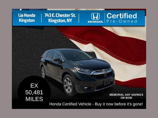 Crystal Black Pearl 2017 Honda CR-V EX