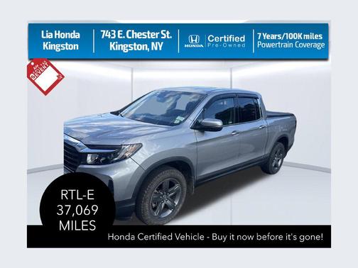 Modern Steel Metallic 2023 Honda Ridgeline RTL-E
