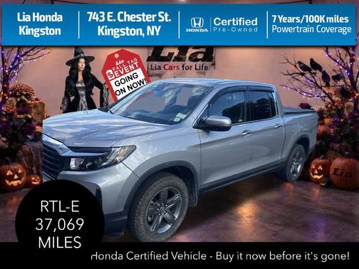 Modern Steel Metallic 2023 Honda Ridgeline RTL-E