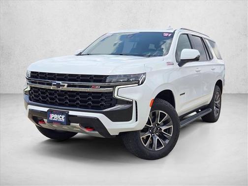 Summit White 2021 Chevrolet Tahoe 4WD Z71