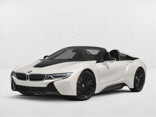 Crystal White Pearl Metallic w/BMW i Frozen Blue 2019 BMW i8 Roadster