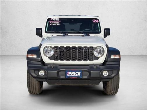 Bright White Clearcoat 2024 Jeep Wrangler Sport S