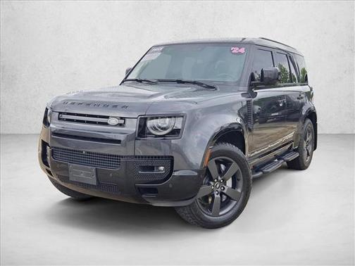 Carpathian Grey Premium Metallic 2024 Land Rover Defender 110 P400 X-Dynamic SE