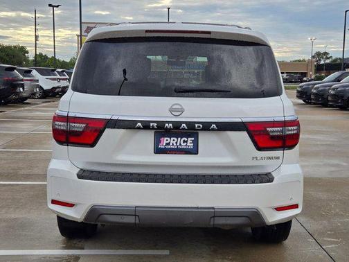 Aspen White Tricoat 2023 Nissan Armada Platinum 2WD