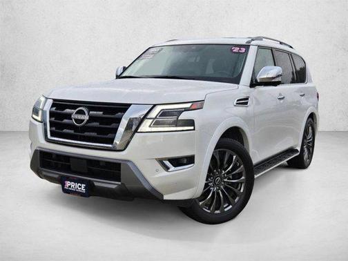 Aspen White Tricoat 2023 Nissan Armada Platinum 2WD