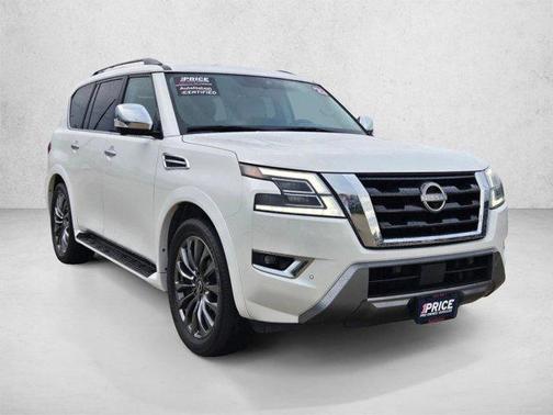 Aspen White Tricoat 2023 Nissan Armada Platinum 2WD