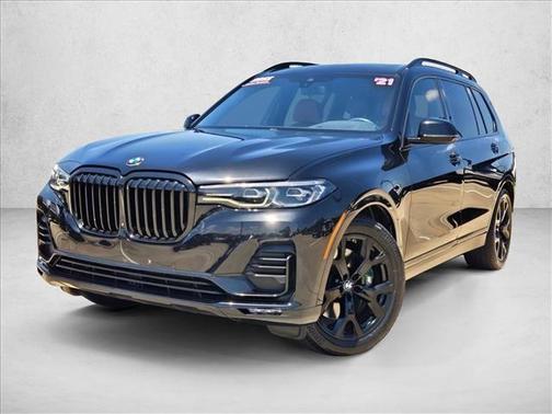 Black Sapphire Metallic 2021 BMW X7 xDrive40i