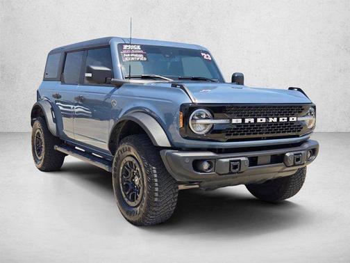 Azure Gray Metallic Tri-Coat 2023 Ford Bronco Wildtrak