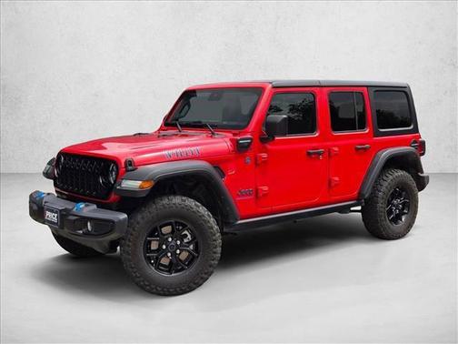 Firecracker Red Clearcoat 2024 Jeep Wrangler 4xe Willys