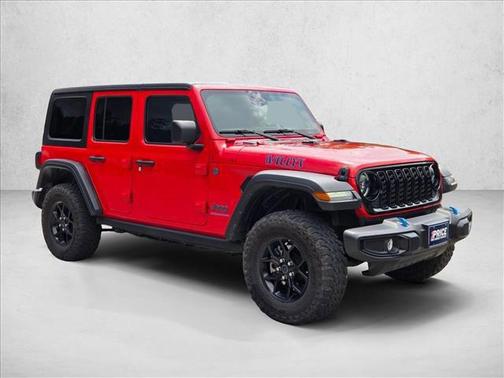 Firecracker Red Clearcoat 2024 Jeep Wrangler 4xe Willys