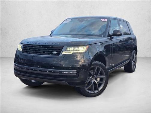 Santorini Black Metallic 2025 Land Rover Range Rover P400 SE 7 Seat