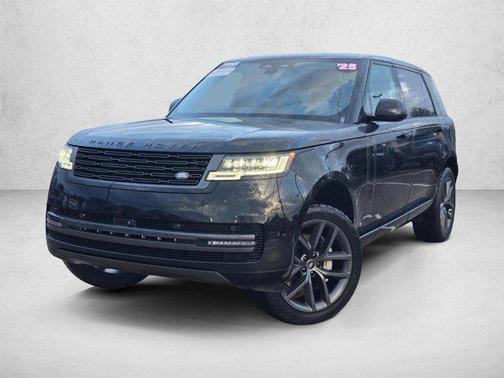Santorini Black Metallic 2025 Land Rover Range Rover P400 SE 7 Seat