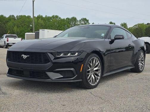 Shadow Black 2025 Ford Mustang EcoBoost Premium