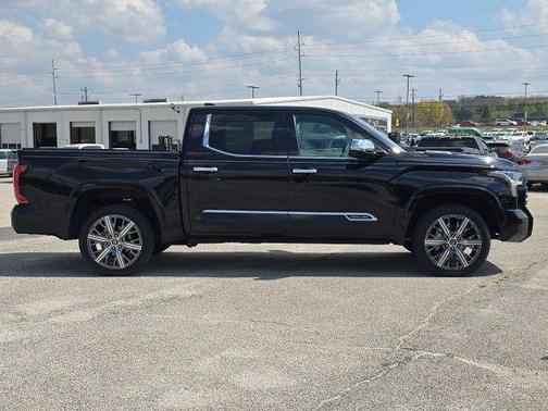 Midnight Black Metallic 2022 Toyota Tundra Hybrid Capstone