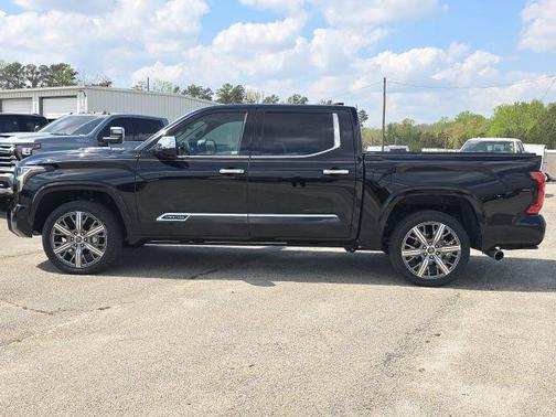 Midnight Black Metallic 2022 Toyota Tundra Hybrid Capstone