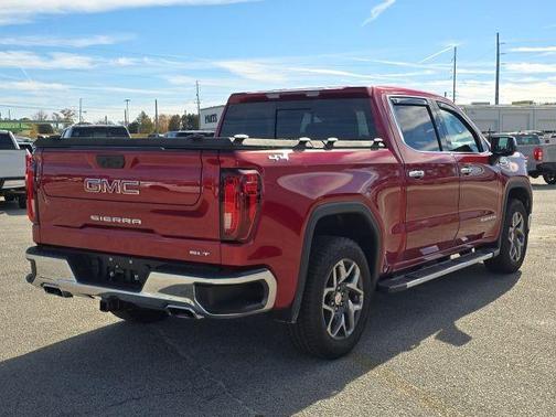Volcanic Red 2025 GMC Sierra 1500 SLT