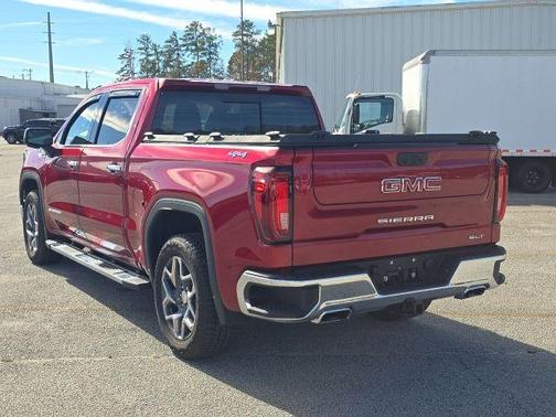 Volcanic Red 2025 GMC Sierra 1500 SLT